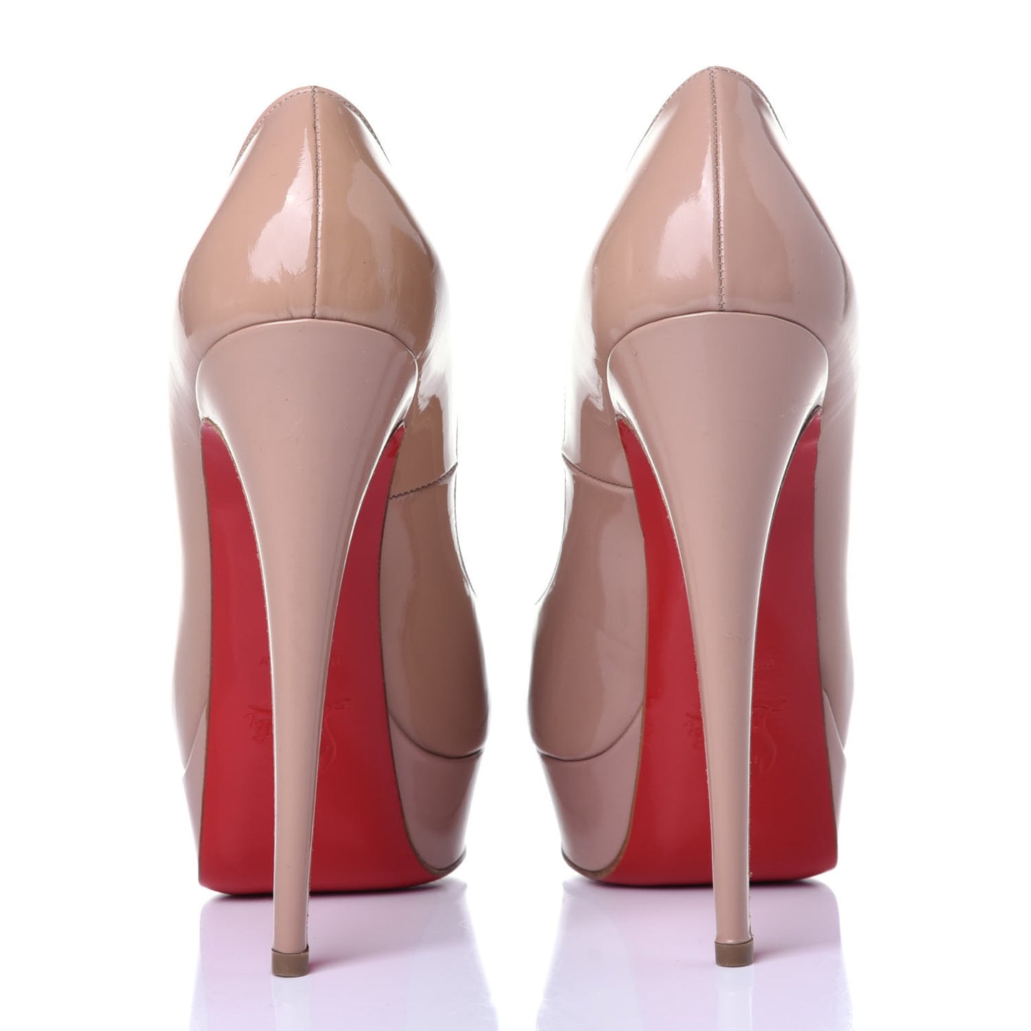 Patent Lady Peep 150 Pumps 38 Nude