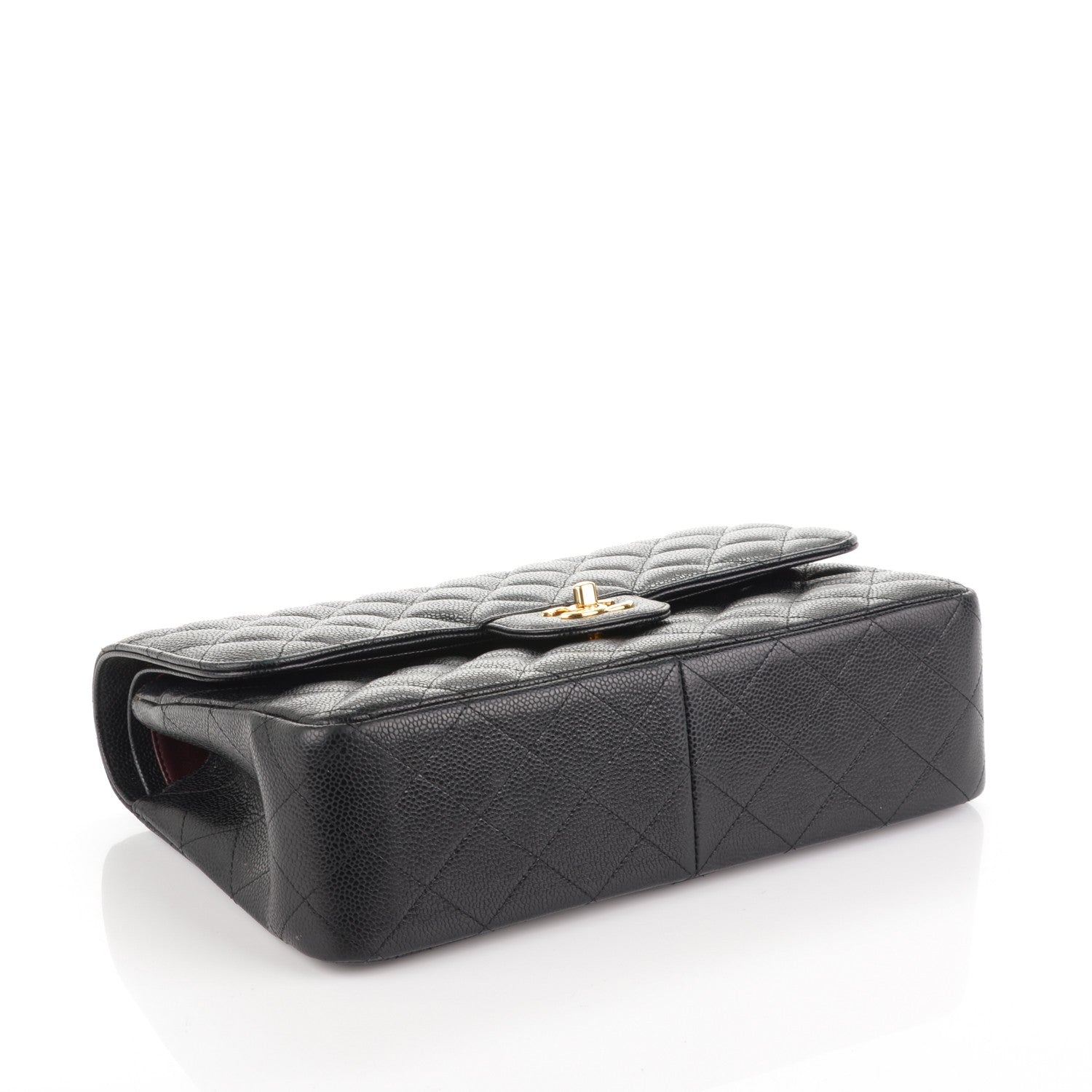 Chanel Caviar Quilted Jumbo Double Flap Black 4 of 7