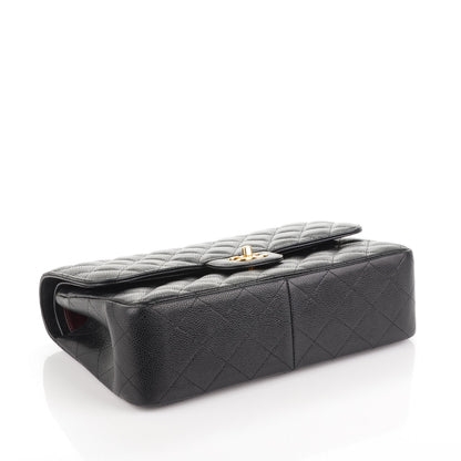 Chanel Caviar Quilted Jumbo Double Flap Black 4 of 7