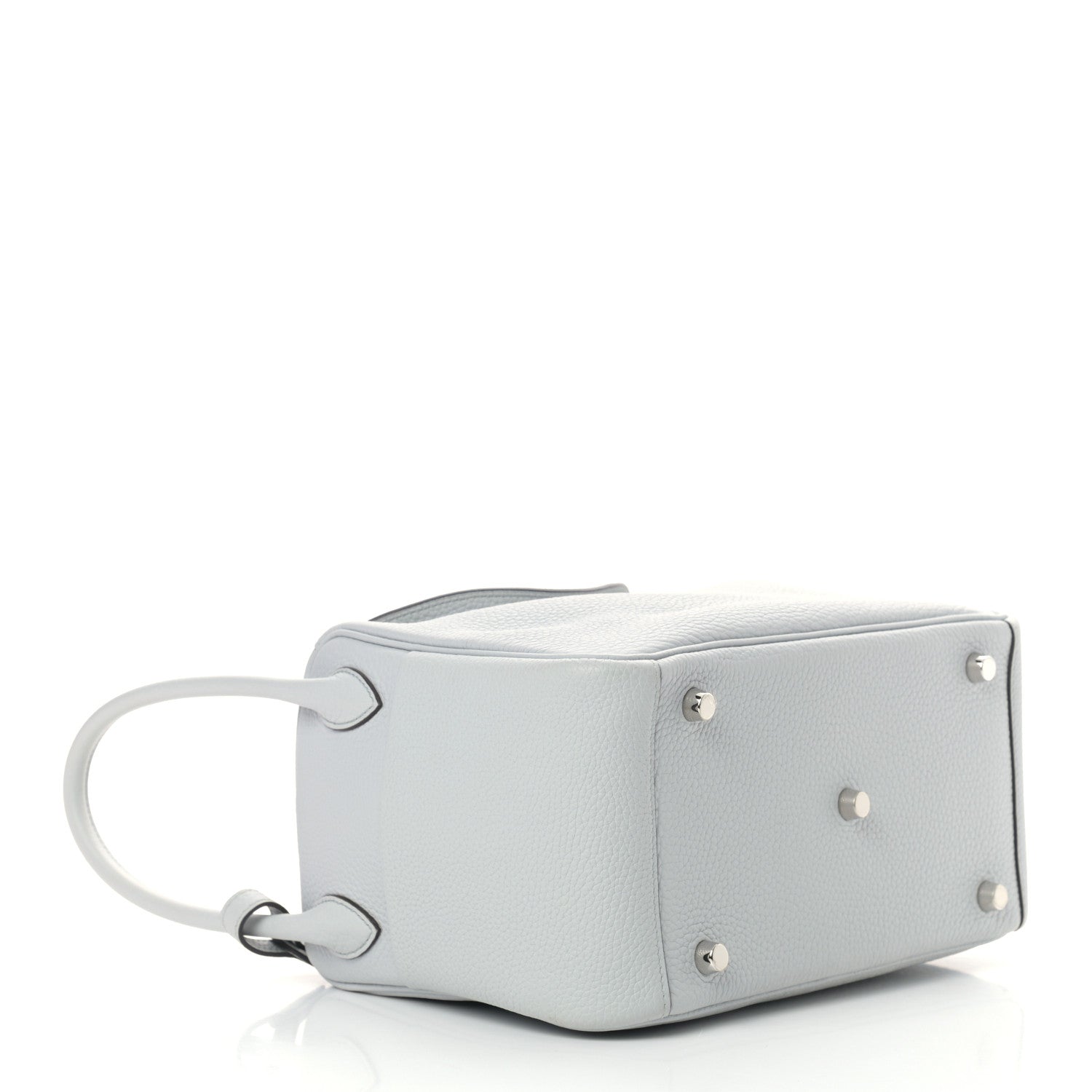 Hermes Taurillon Clemence Lindy 26 Bleu Pale 4 of 9