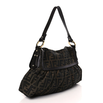 Fendi Zucca Medium Chef Shoulder Bag Tobacco 3 of 12