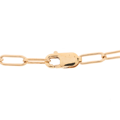 Tiffany 18K Rose Gold Diamond Medium Lock Pendant Necklace 4 of 6