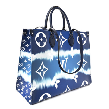 Louis Vuitton Monogram Escale Onthego GM Blue 3 of 10