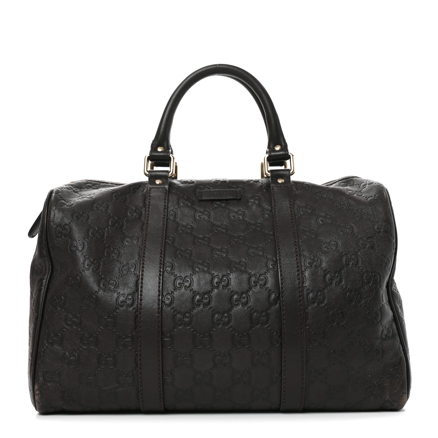 Gucci Guccissima Medium Joy Boston Dark Brown 1 of 10