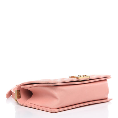 Chanel Caviar Quilted Medium Boy Flap Light Pink 4 of 9