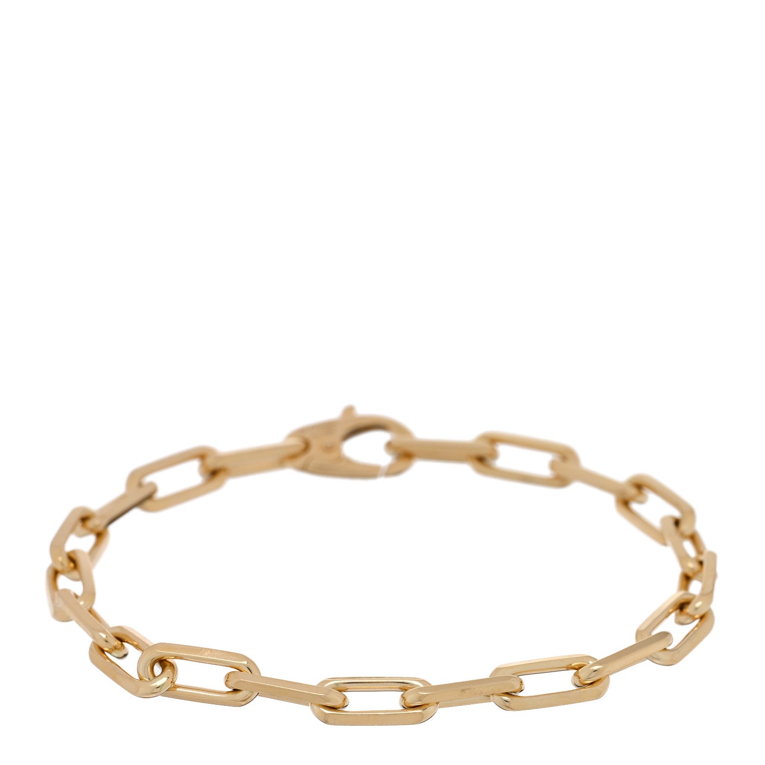 Cartier 18K Yellow Gold Santos de Cartier Link Chain Bracelet 1 of 4