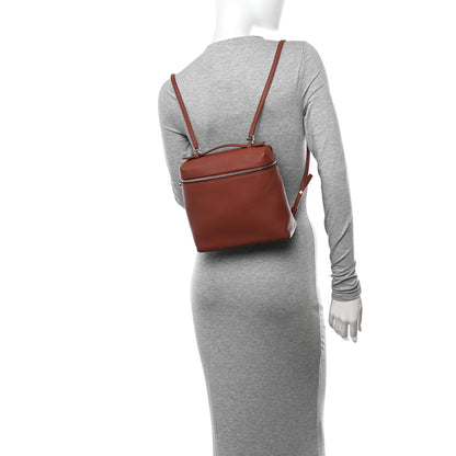Loro Piana Grained Calfskin L23.5 Extra Pocket Backpack Kummel 2 of 9