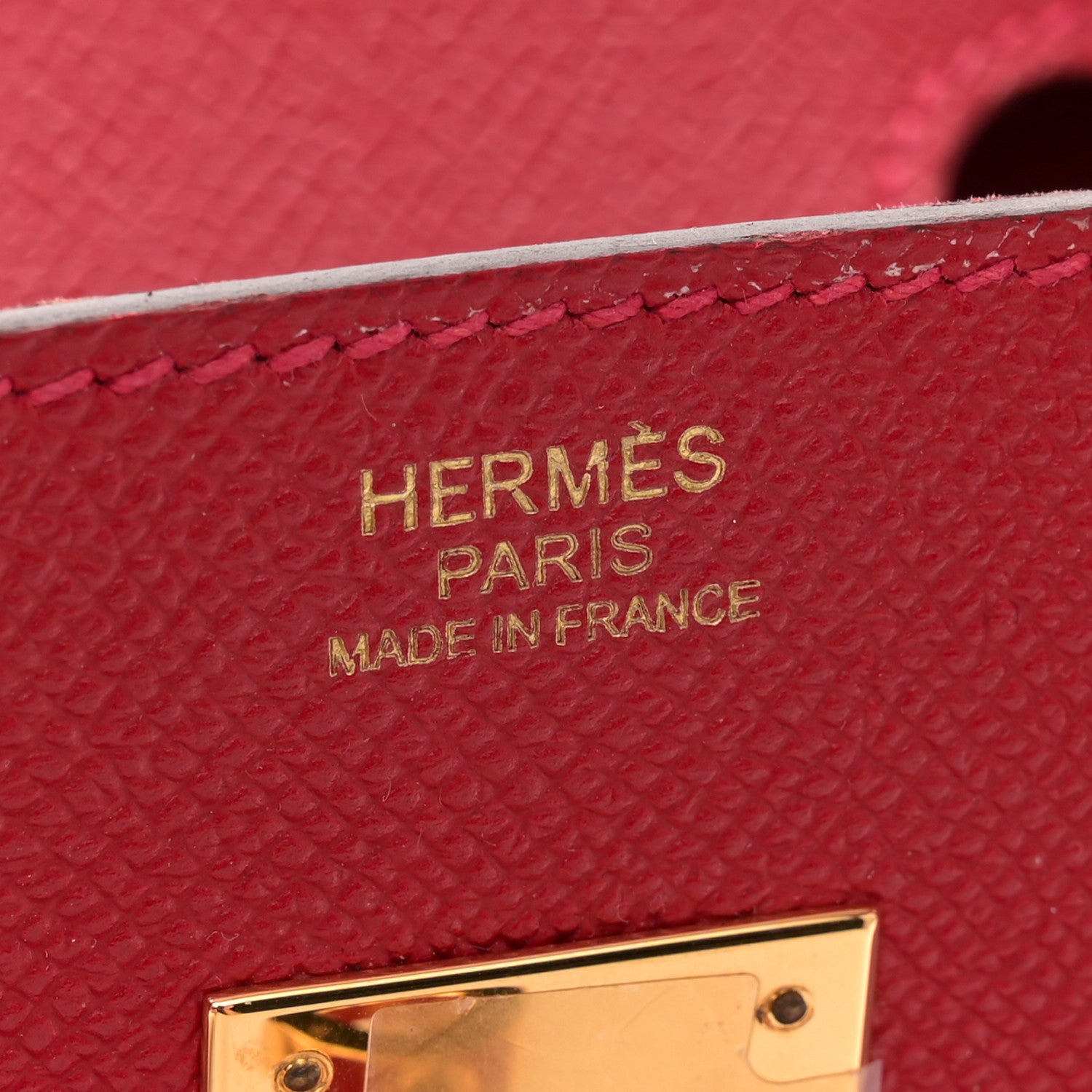 Hermes Epsom Birkin 30 Rouge Casaque 6 of 13