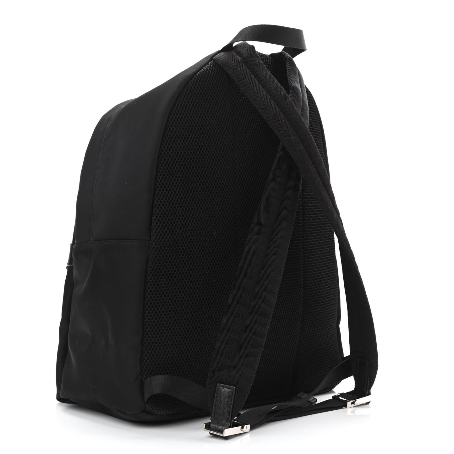 Nylon Vitello Elite Monster Eyes Rounded Backpack Black Yellow