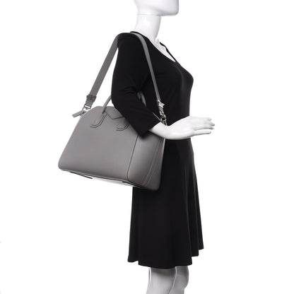 Givenchy Sugar Goatskin Medium Antigona Pearl Grey 2 of 10