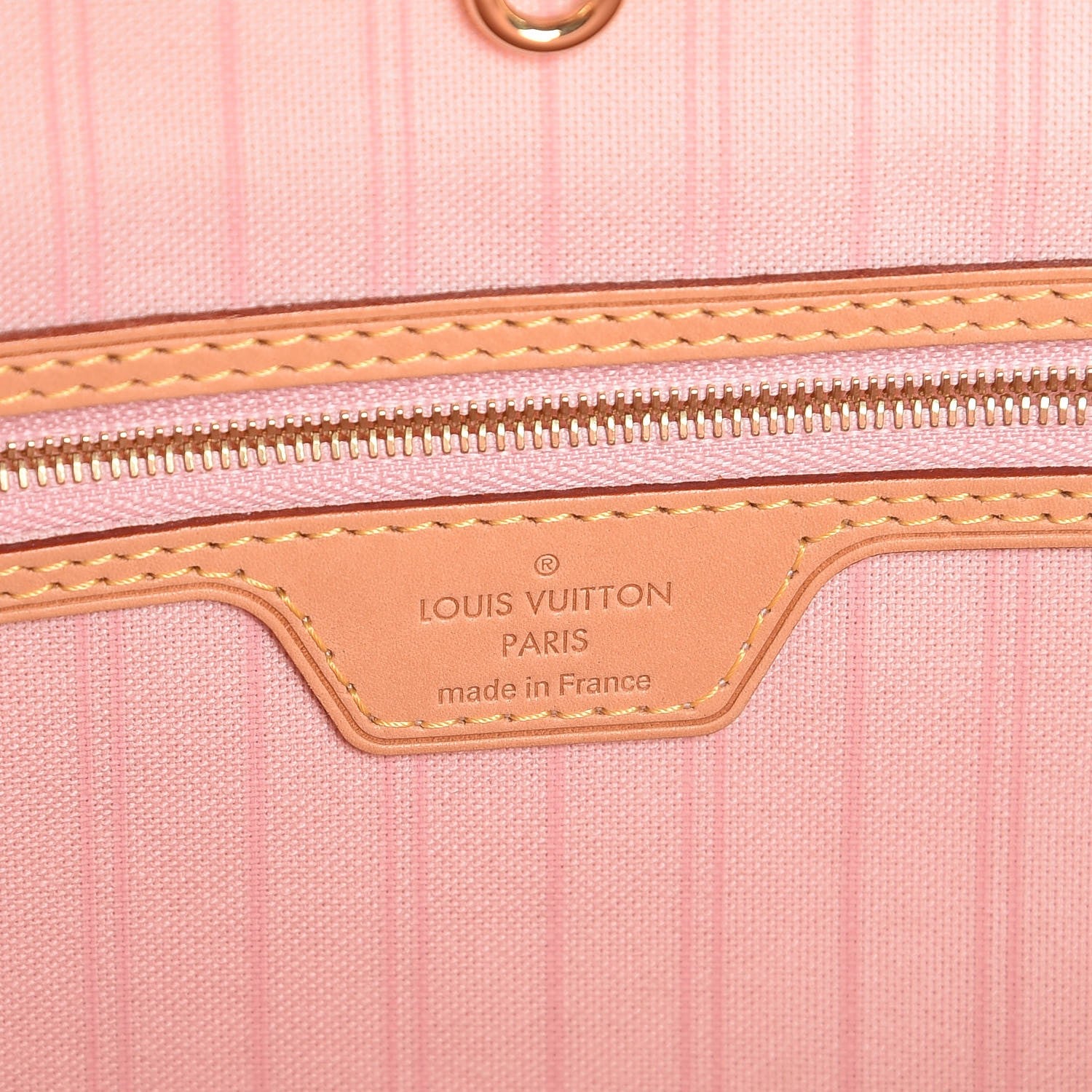 Louis Vuitton Damier Azur Delightful MM Rose Ballerine 6 of 7
