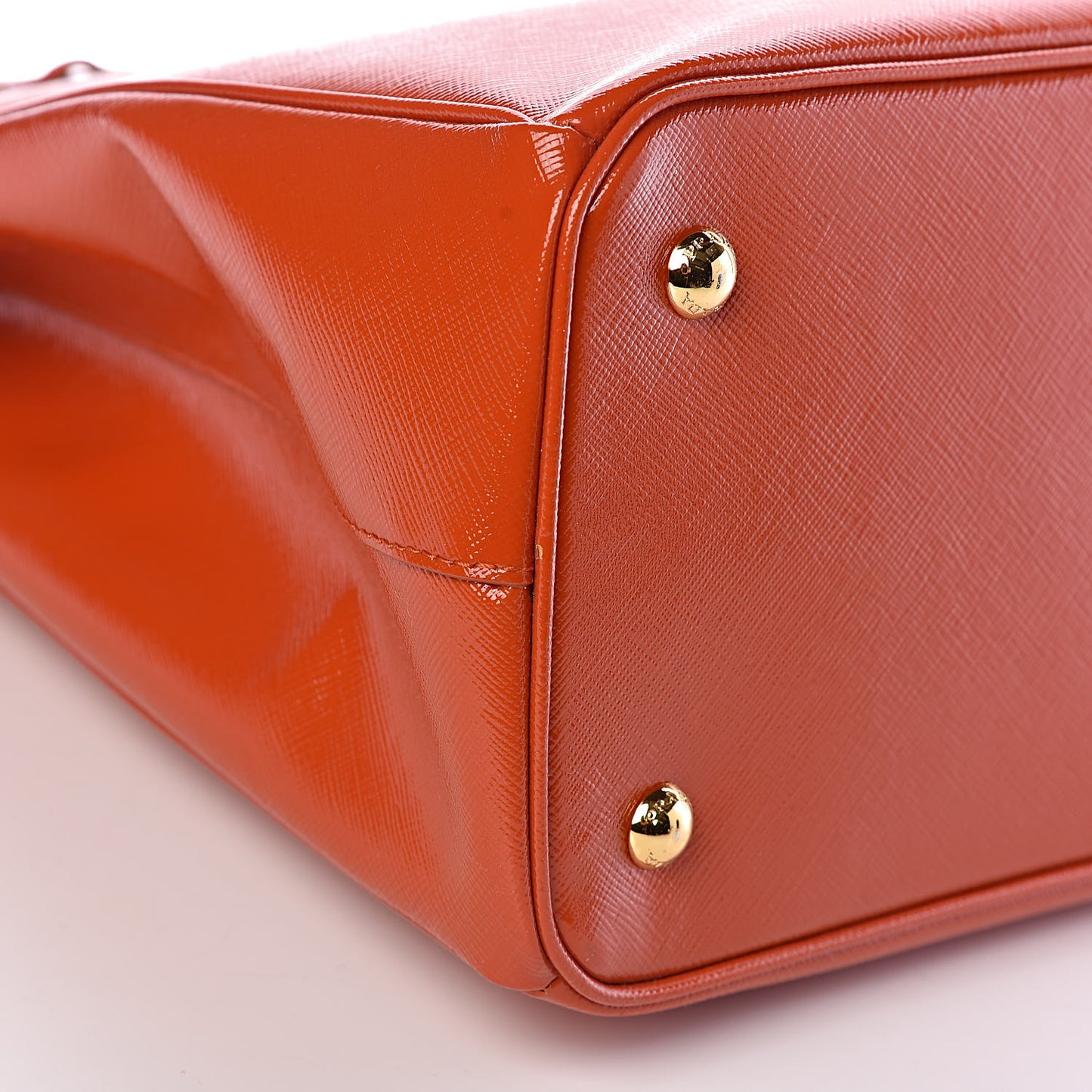 Saffiano Vernice Tote Arancio