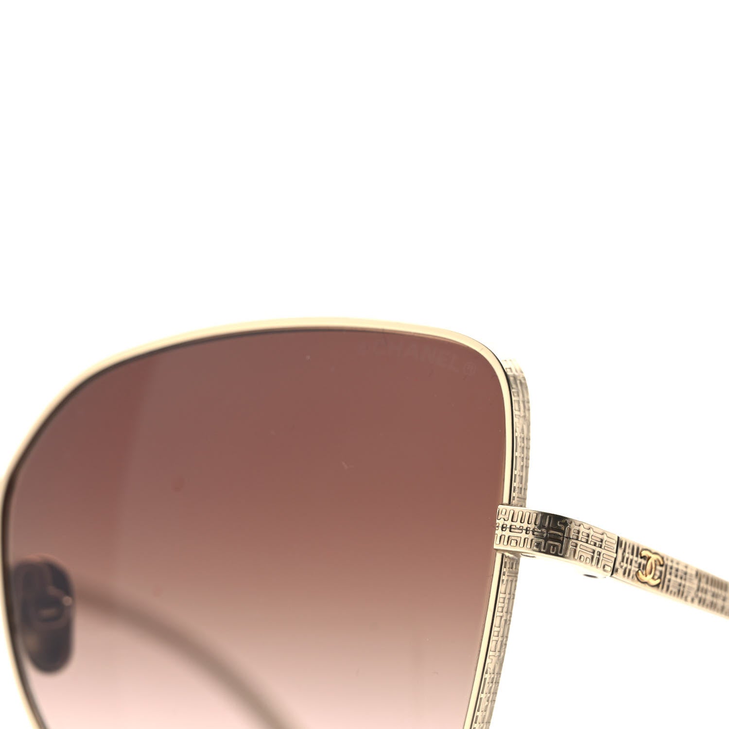 Chanel Metal Butterfly Sunglasses 4263-T Gold Pink 5 of 8