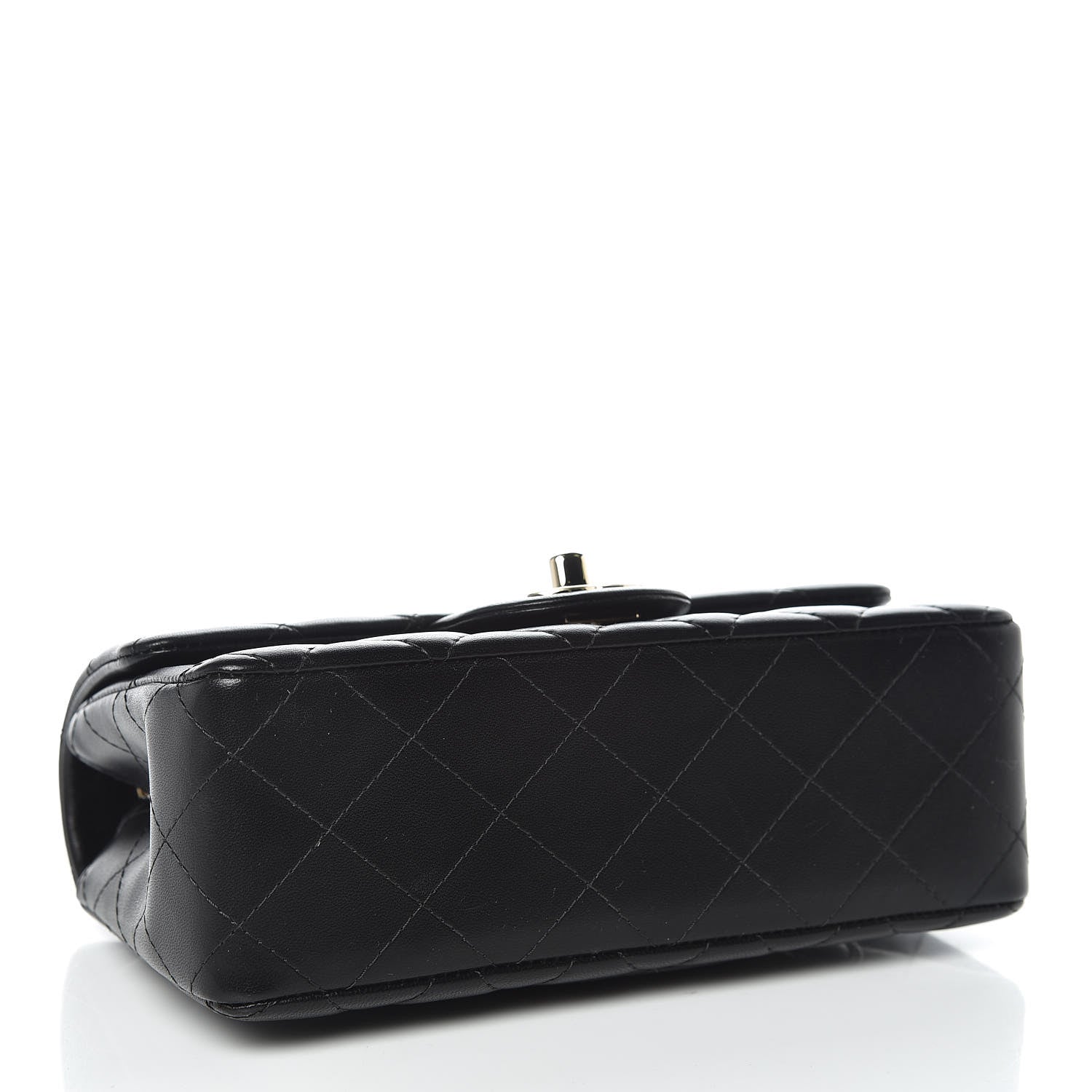 Chanel Lambskin Quilted Mini Rectangular Flap Black 4 of 10