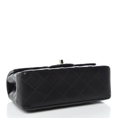 Chanel Lambskin Quilted Mini Rectangular Flap Black 4 of 10