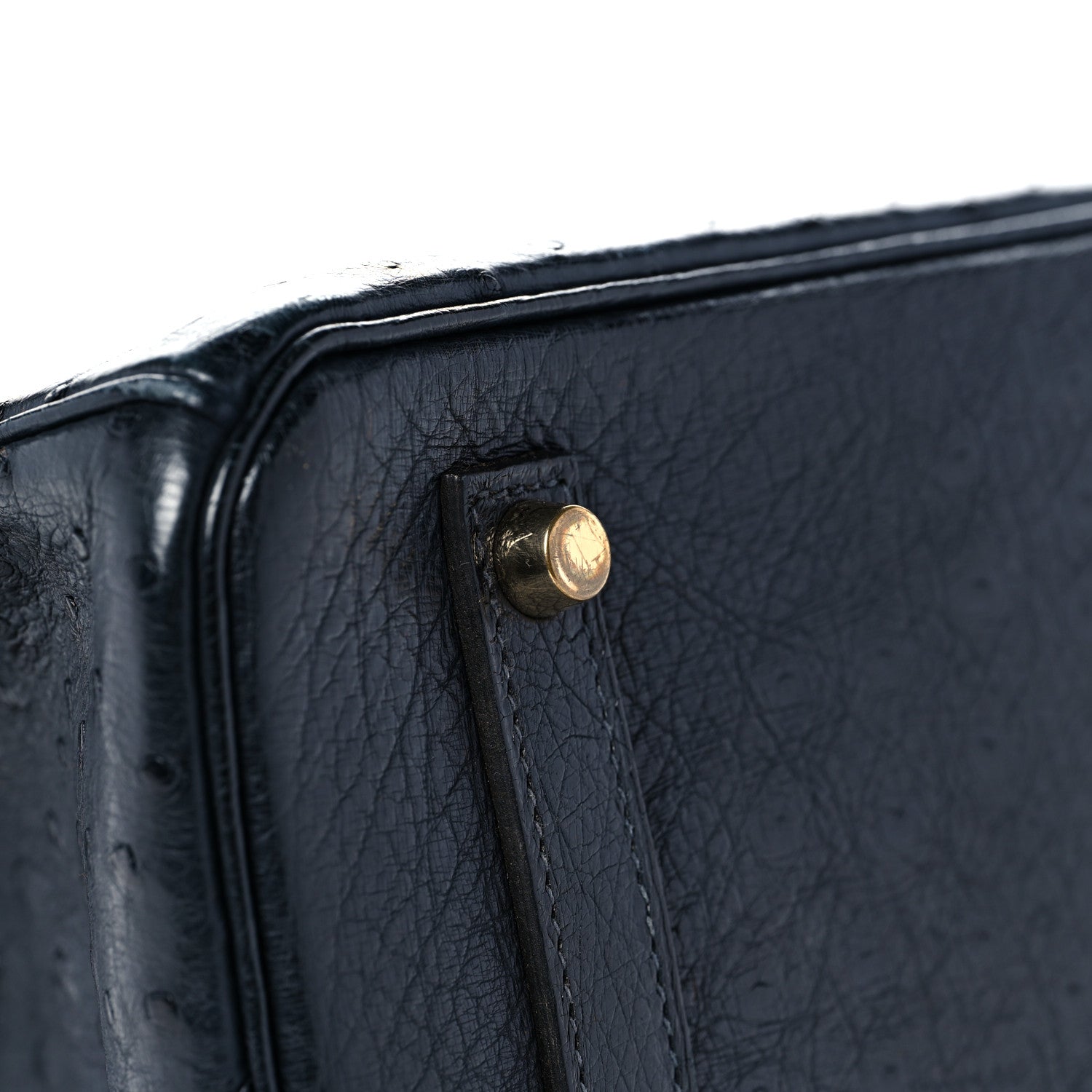 Hermes Ostrich Birkin 35 Bleu Indigo 7 of 44