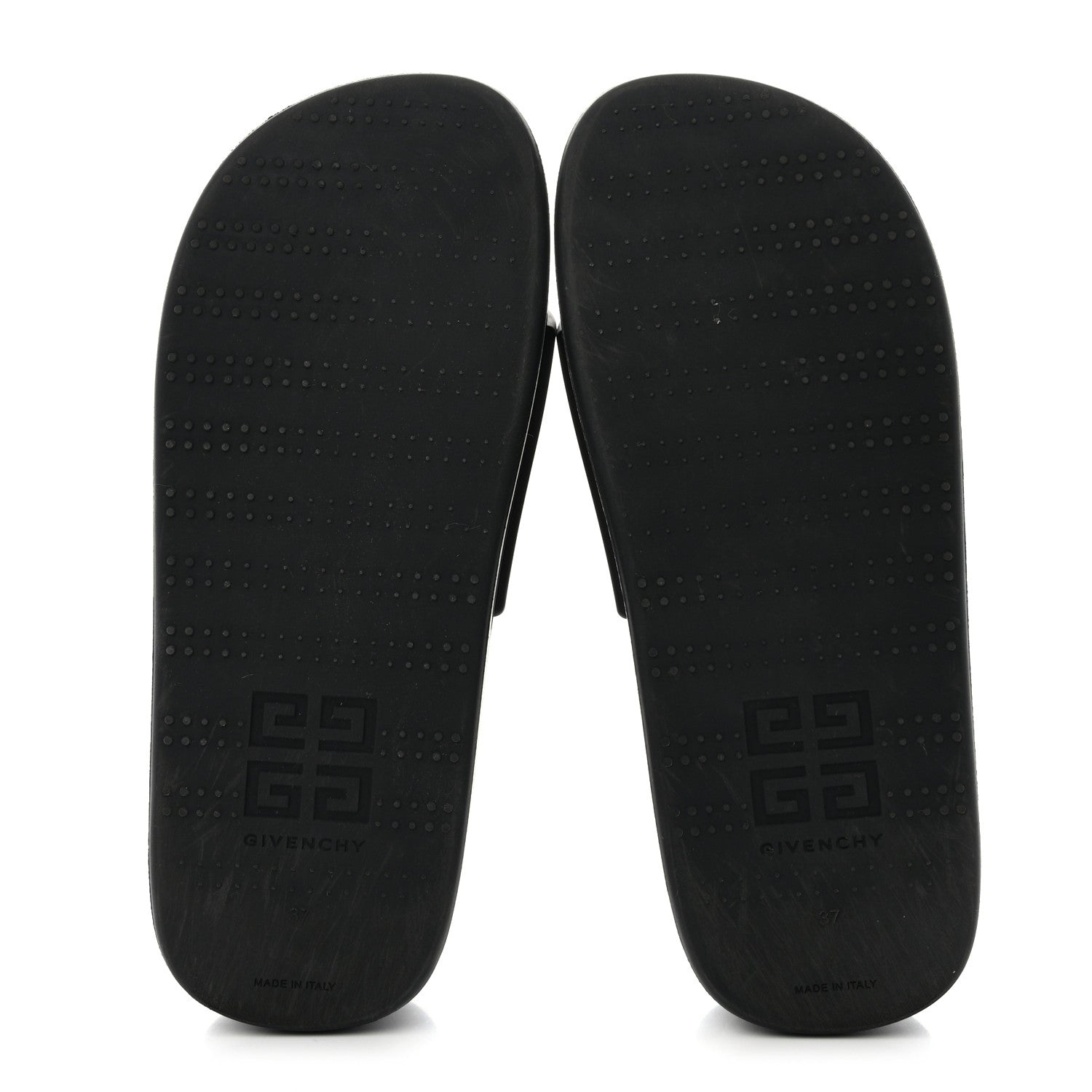 Givenchy Rubber Logo Platform Slides 37 Black 5 of 7