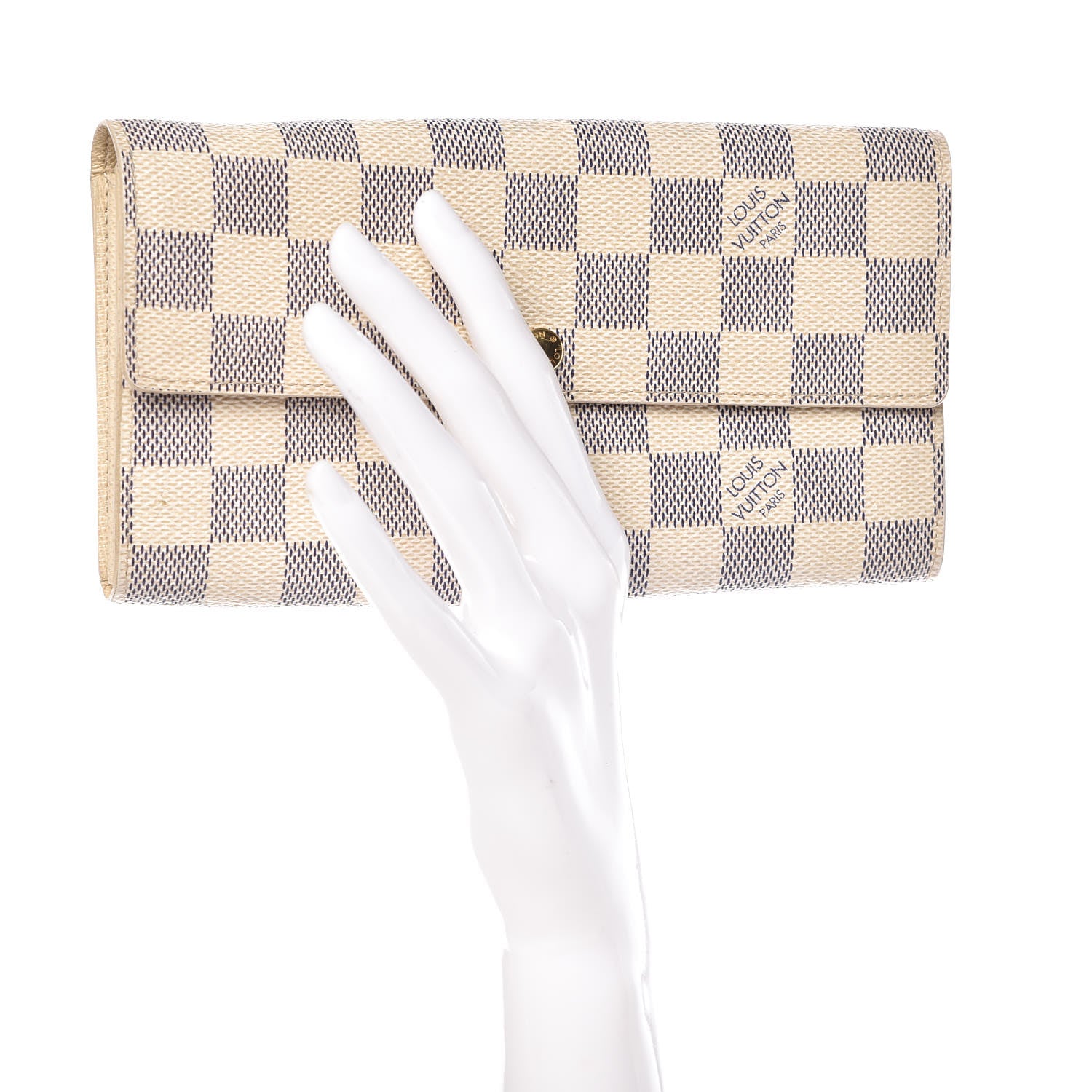 Louis Vuitton Damier Azur Sarah Wallet 2 of 11