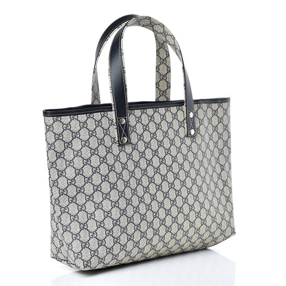 Gucci GG Plus Monogram Medium Signature Web Loop Tote Navy 2 of 9