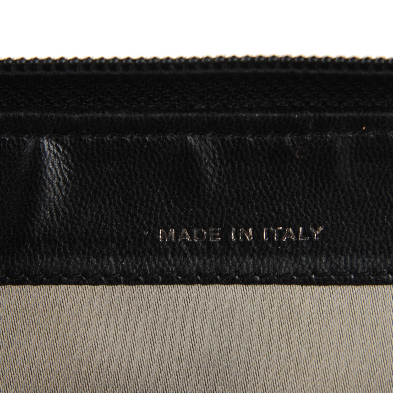 Chanel Lambskin Camellia Embossed Zip Around Organizer Wallet Black 7 of 8