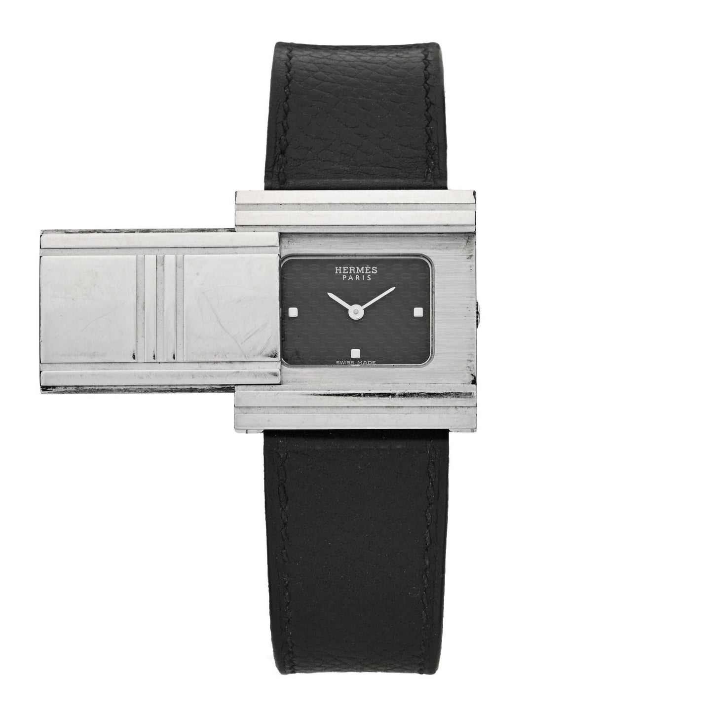 Stainless Steel Epsom 26mm Glissade Quartz Watch Noir