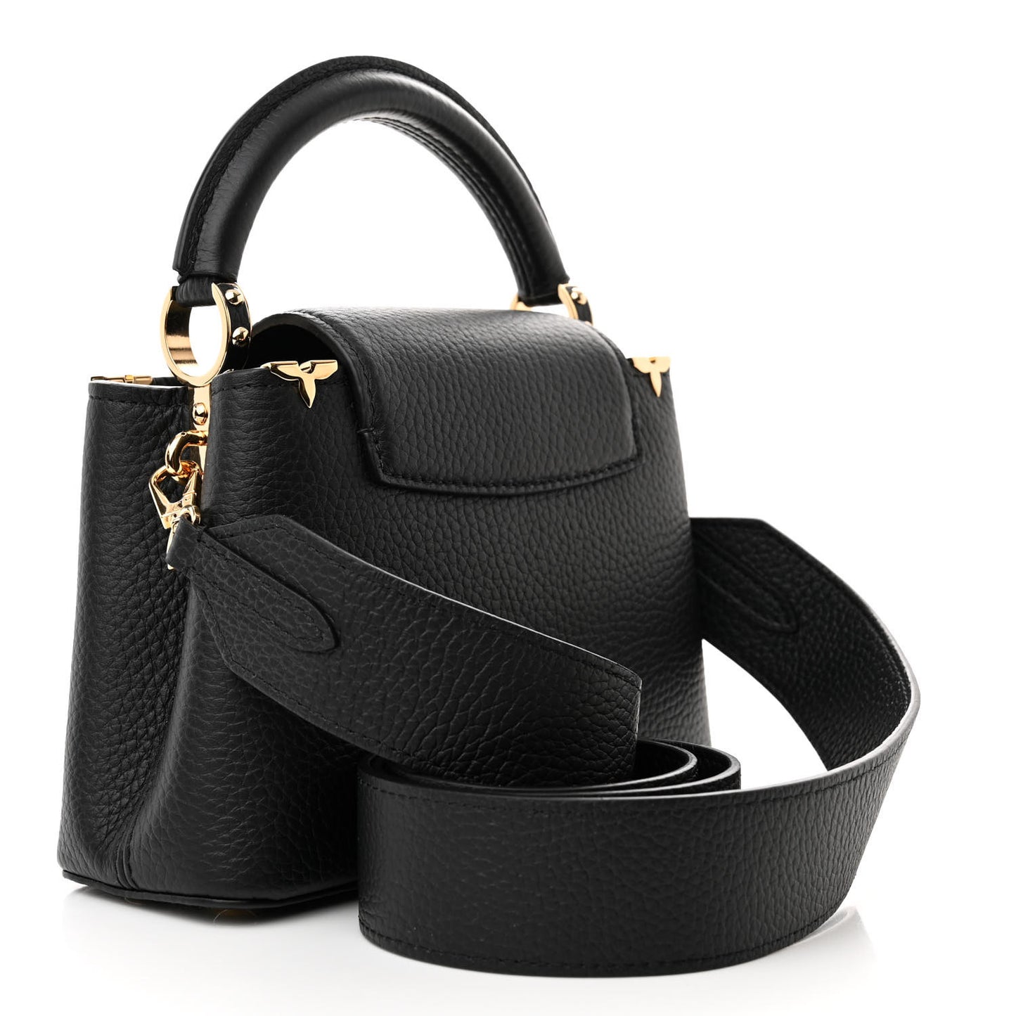 Taurillon Embellished Flower Crown Capucines Mini Black