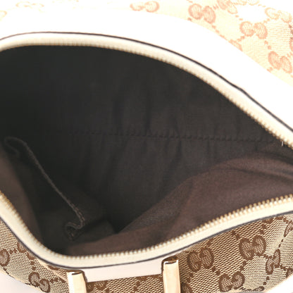 Gucci Monogram Medium D Gold Ring Hobo White 5 of 9