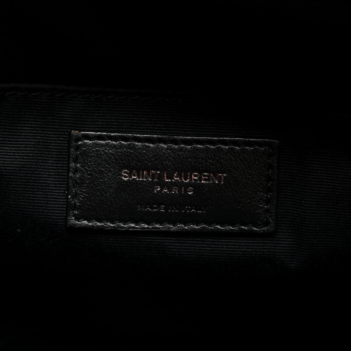 Calfskin Matelasse Monogram Lou Camera Bag Black
