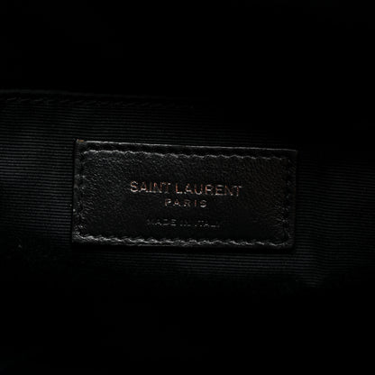 Saint Laurent Calfskin Matelasse Monogram Lou Camera Bag Black 6 of 21