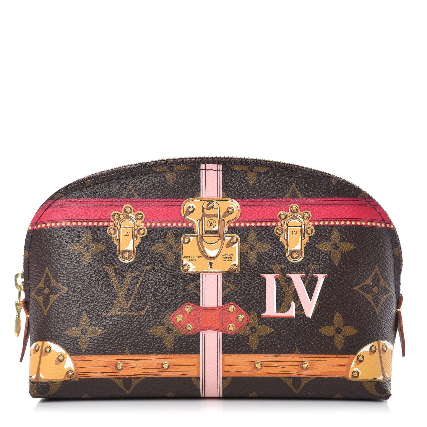 Monogram Summer Trunks Cosmetic Pouch PM