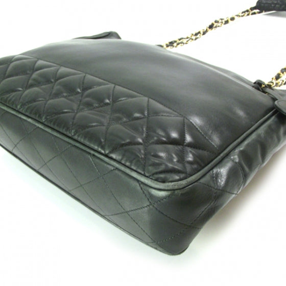 Lambskin Shopping Tote Green