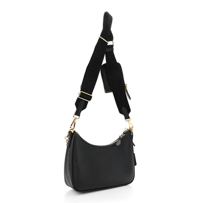 Prada Saffiano Lux Re-Edition 2005 Shoulder Bag Black 3 of 10