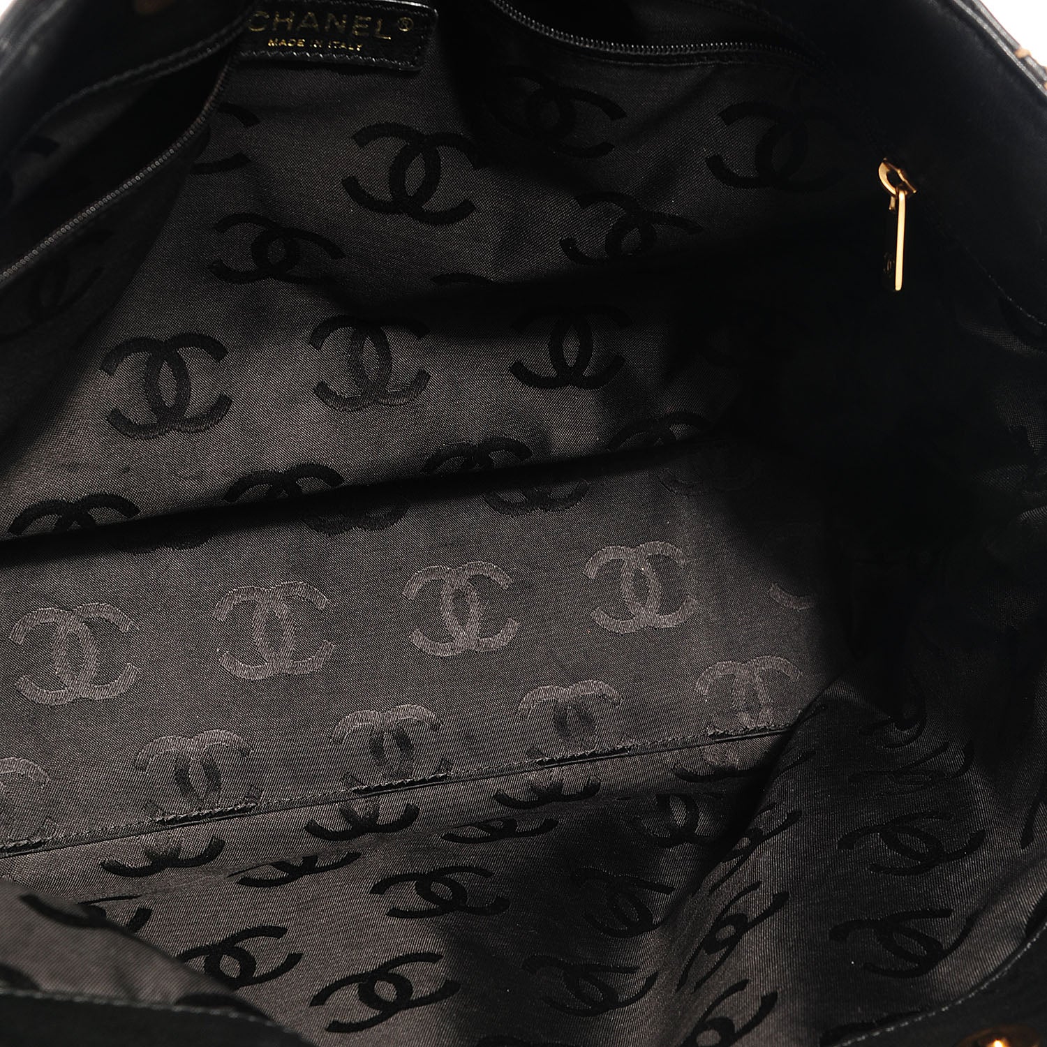 Chanel Calfskin Wild Stitch Large Tote Black 5 of 7