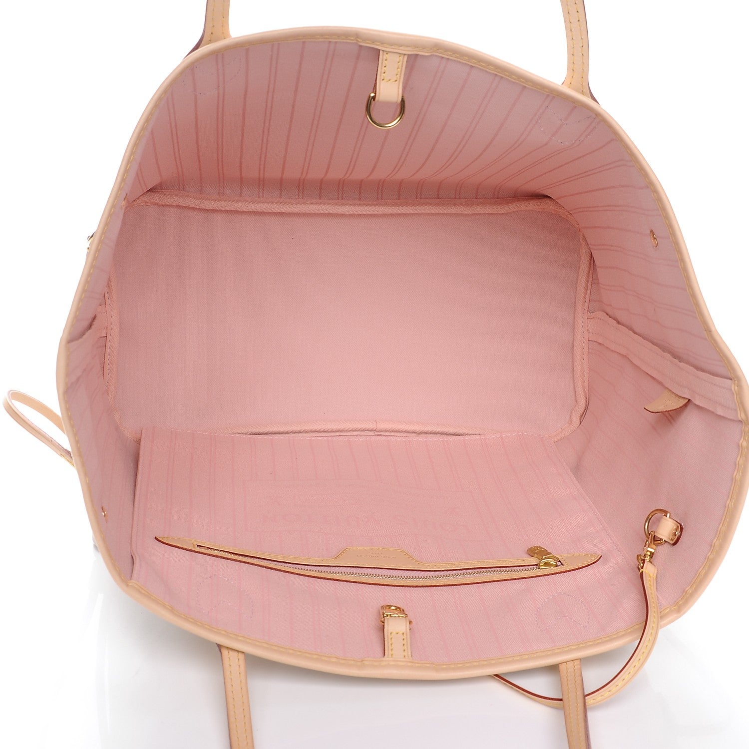Louis Vuitton Damier Azur Neo Neverfull MM Rose Ballerine 5 of 10