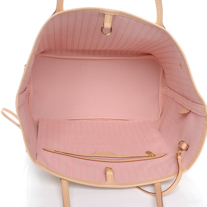 Louis Vuitton Damier Azur Neo Neverfull MM Rose Ballerine 5 of 10