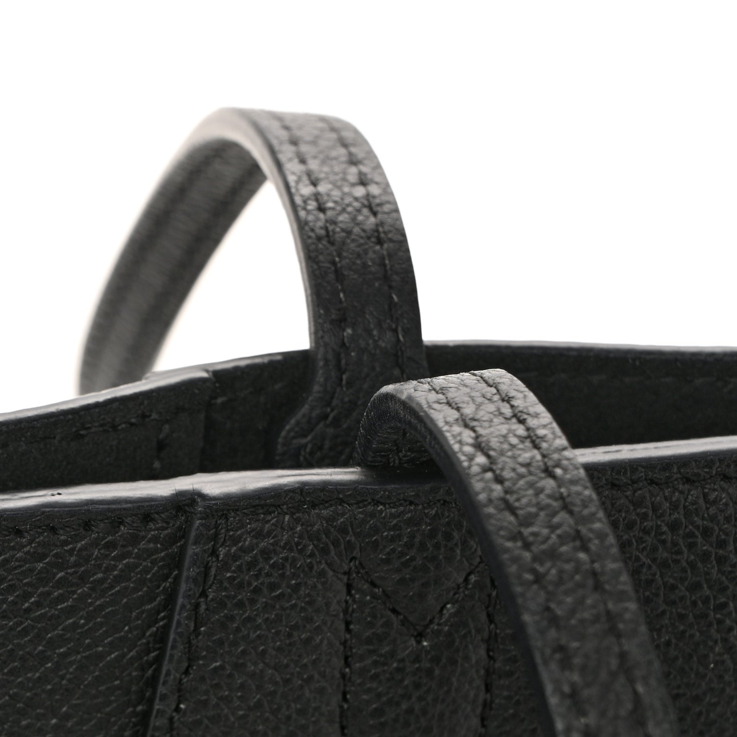 Calfskin Lockme Cabas Black