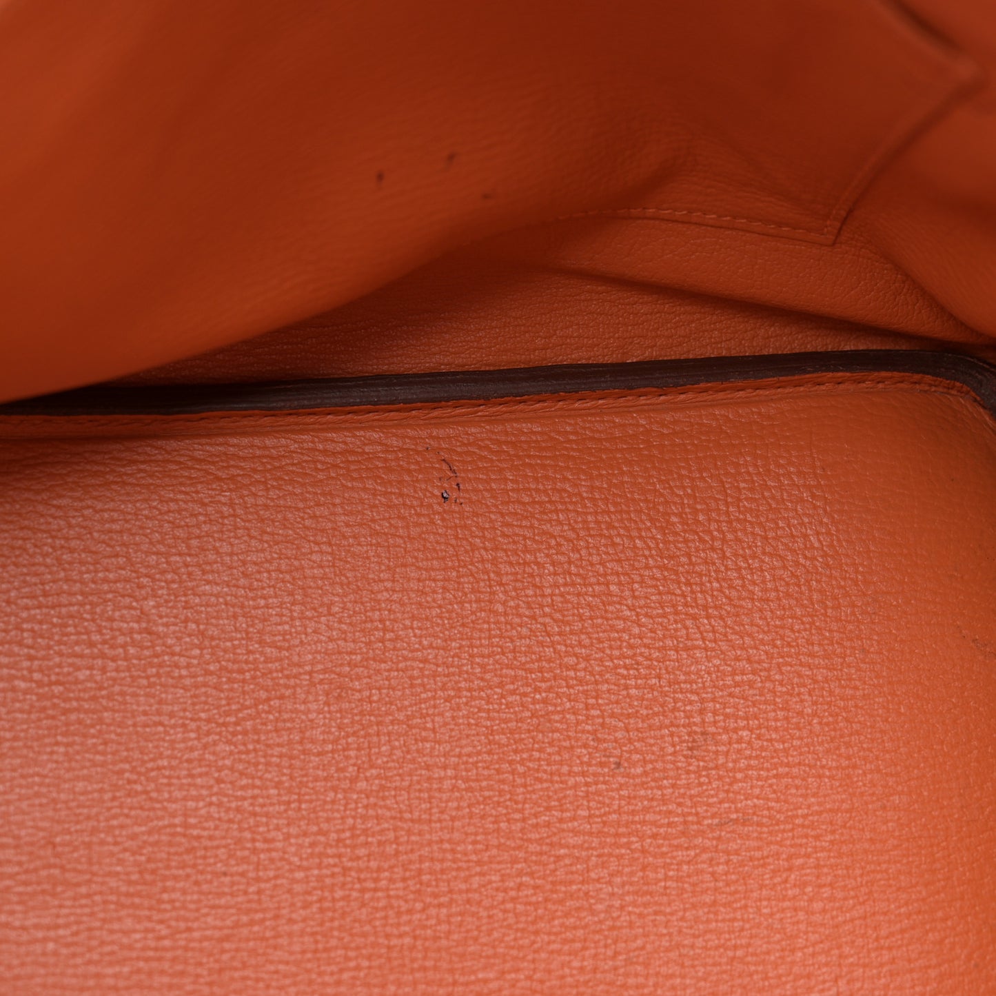 Taurillon Clemence Birkin 35 Orange