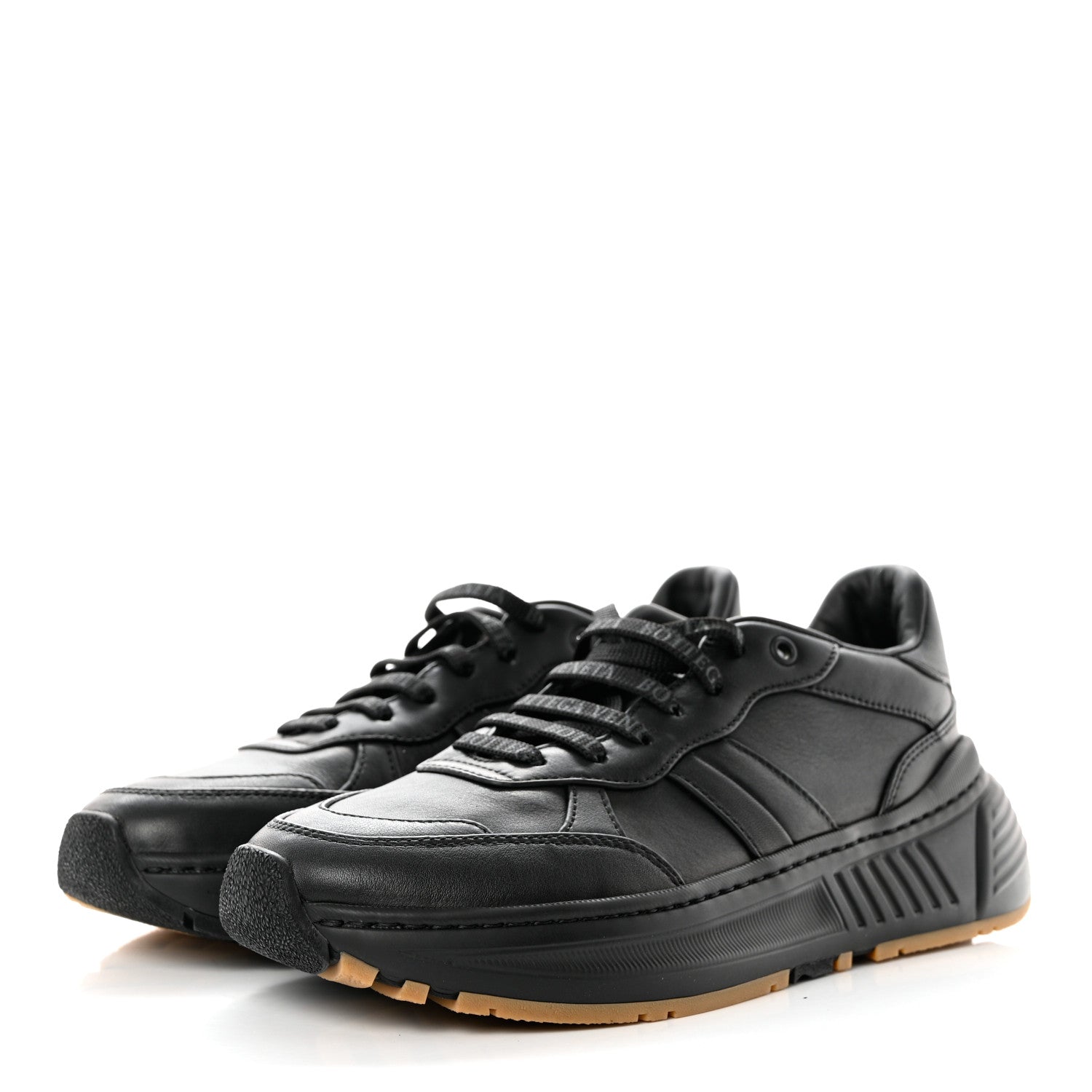 Bottega Veneta Calfskin Mens The Speedster Sneakers 40 Black 3 of 8