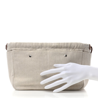 Hermes Canvas Barenia Fourbi 25 MM Pouch Naturel Fauve 2 of 10