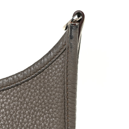 Hermes Taurillon Clemence Evelyne III PM Etain 19 of 32