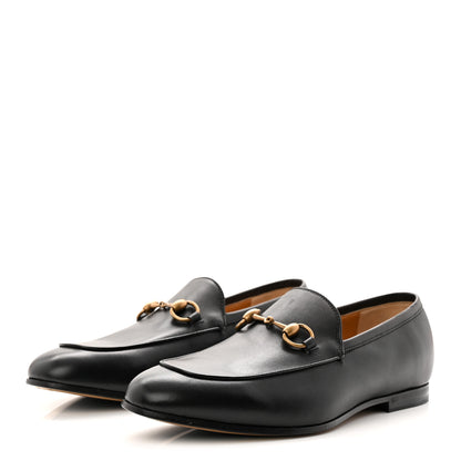 Gucci Calfskin Horsebit Mens Jordaan Loafers 8 Black 4 of 10