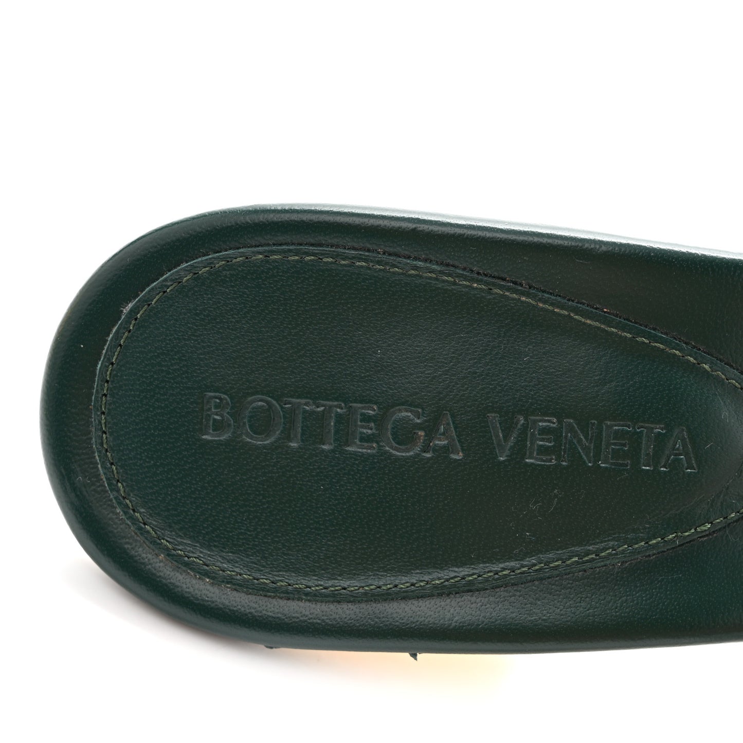 Nappa Adam Sandals 37.5 Emerald Green Glacier
