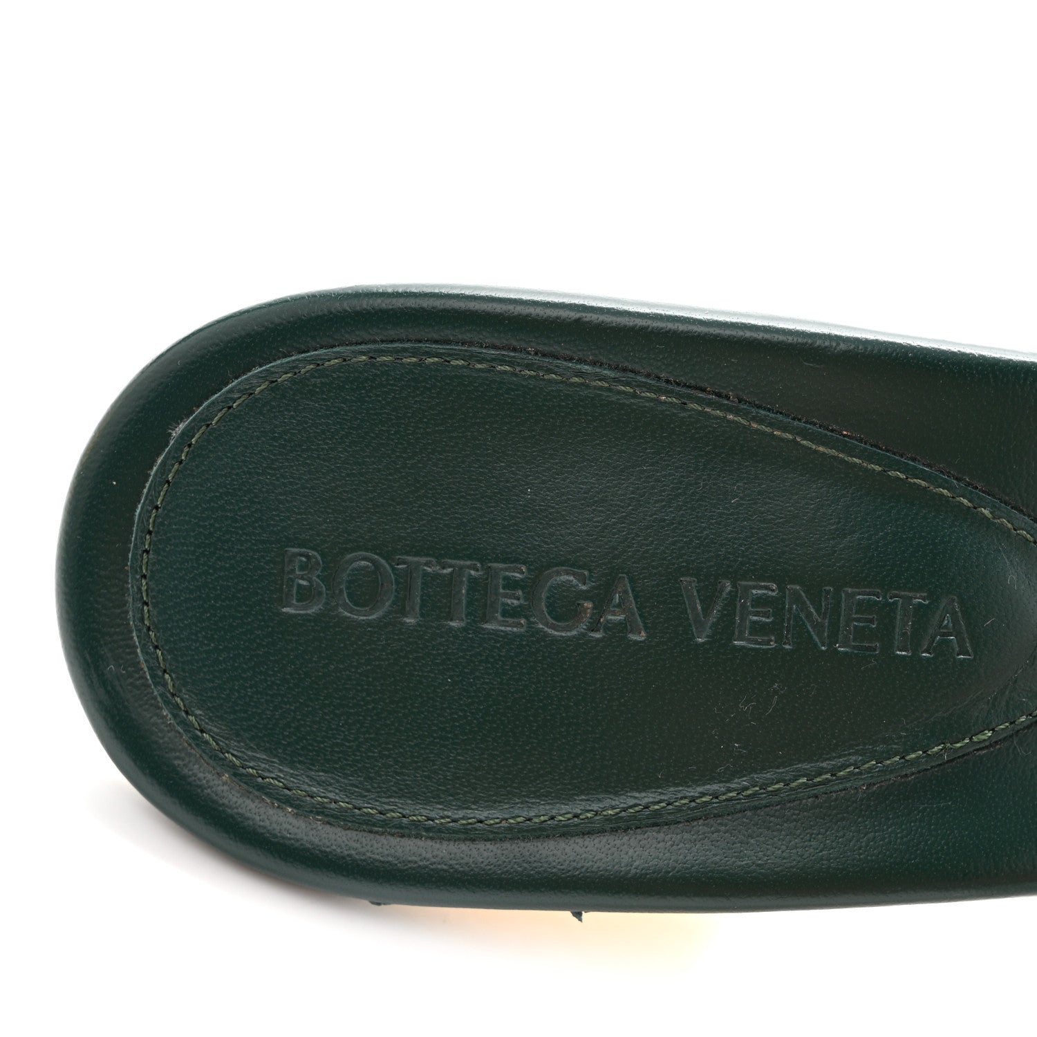 Bottega Veneta Nappa Adam Sandals 37.5 Emerald Green Glacier 7 of 12