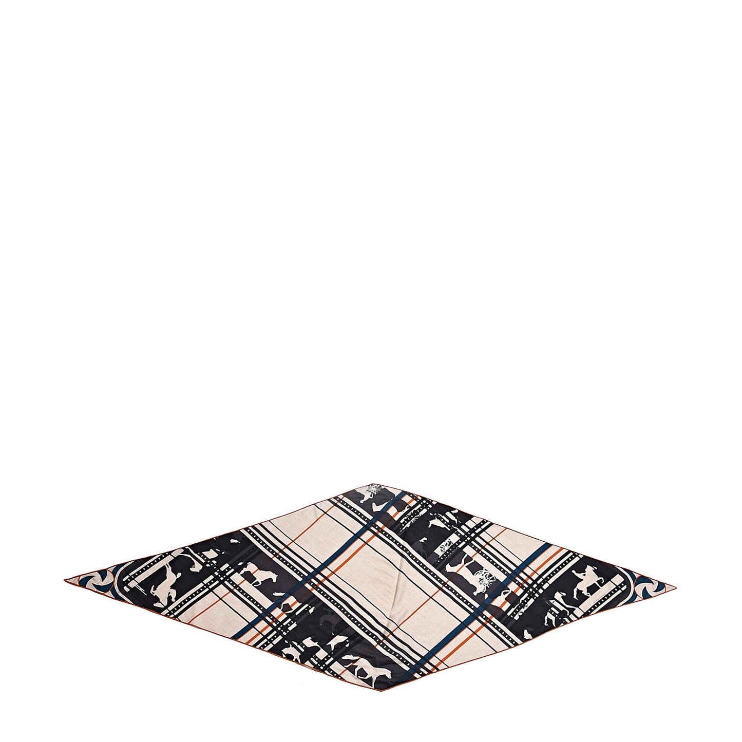 Cashmere Silk Losange Scarf GM