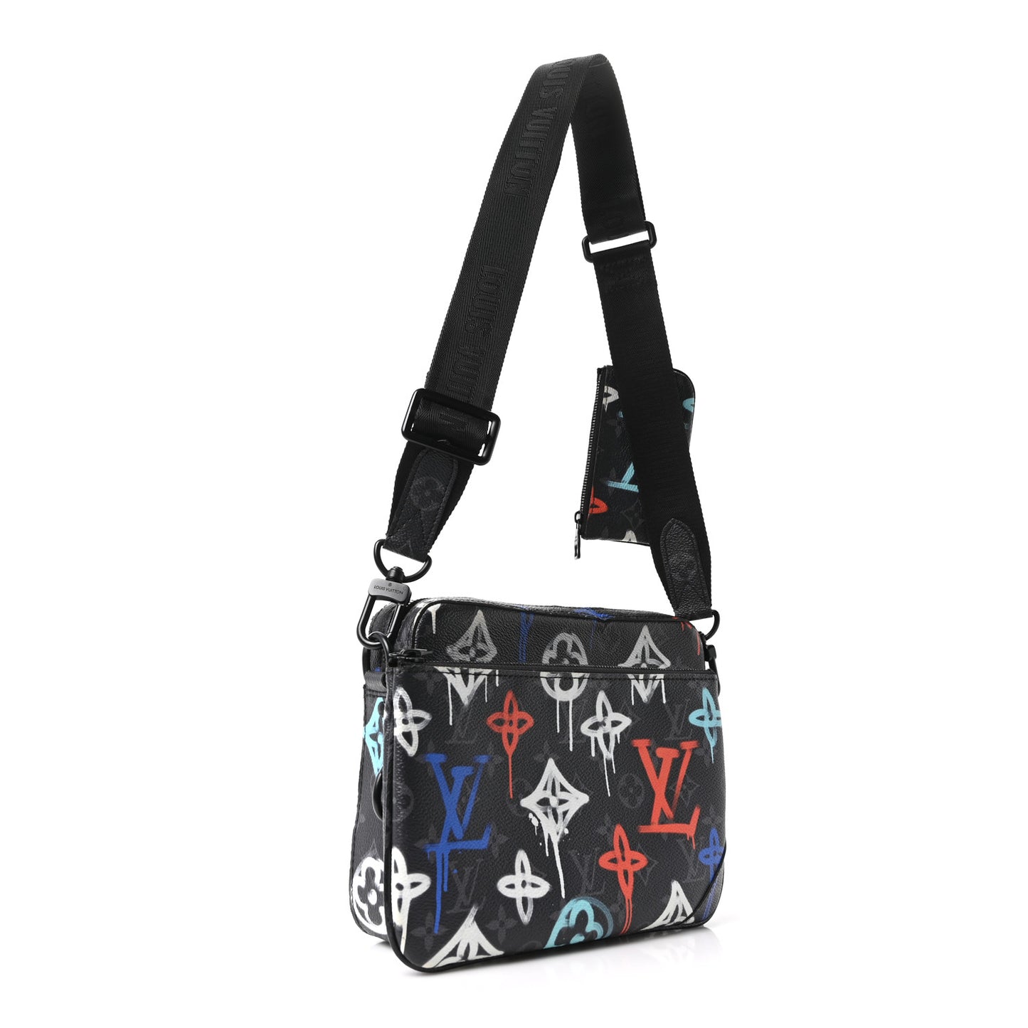 Monogram Eclipse LV Graffiti Trio Messenger Multicolor