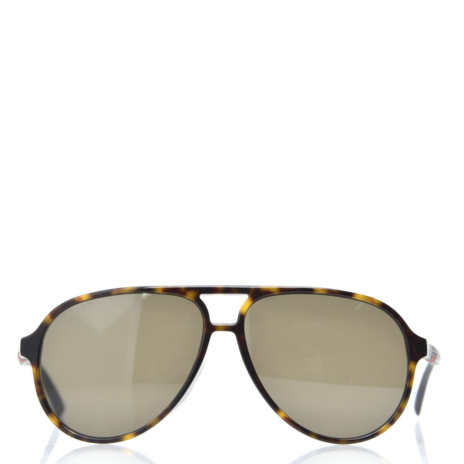 Gucci Web Aviator Sunglasses GG0423SA Tortoise 3 of 7