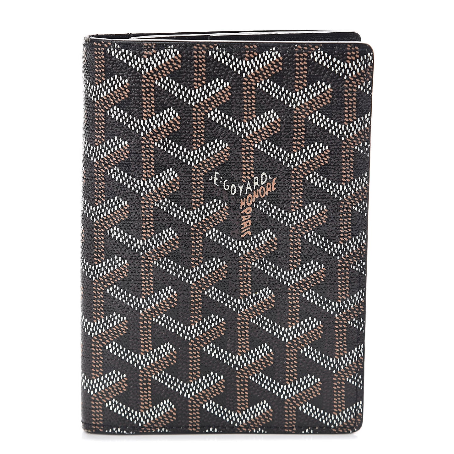 Goyardine Pocket Organizer Wallet Black