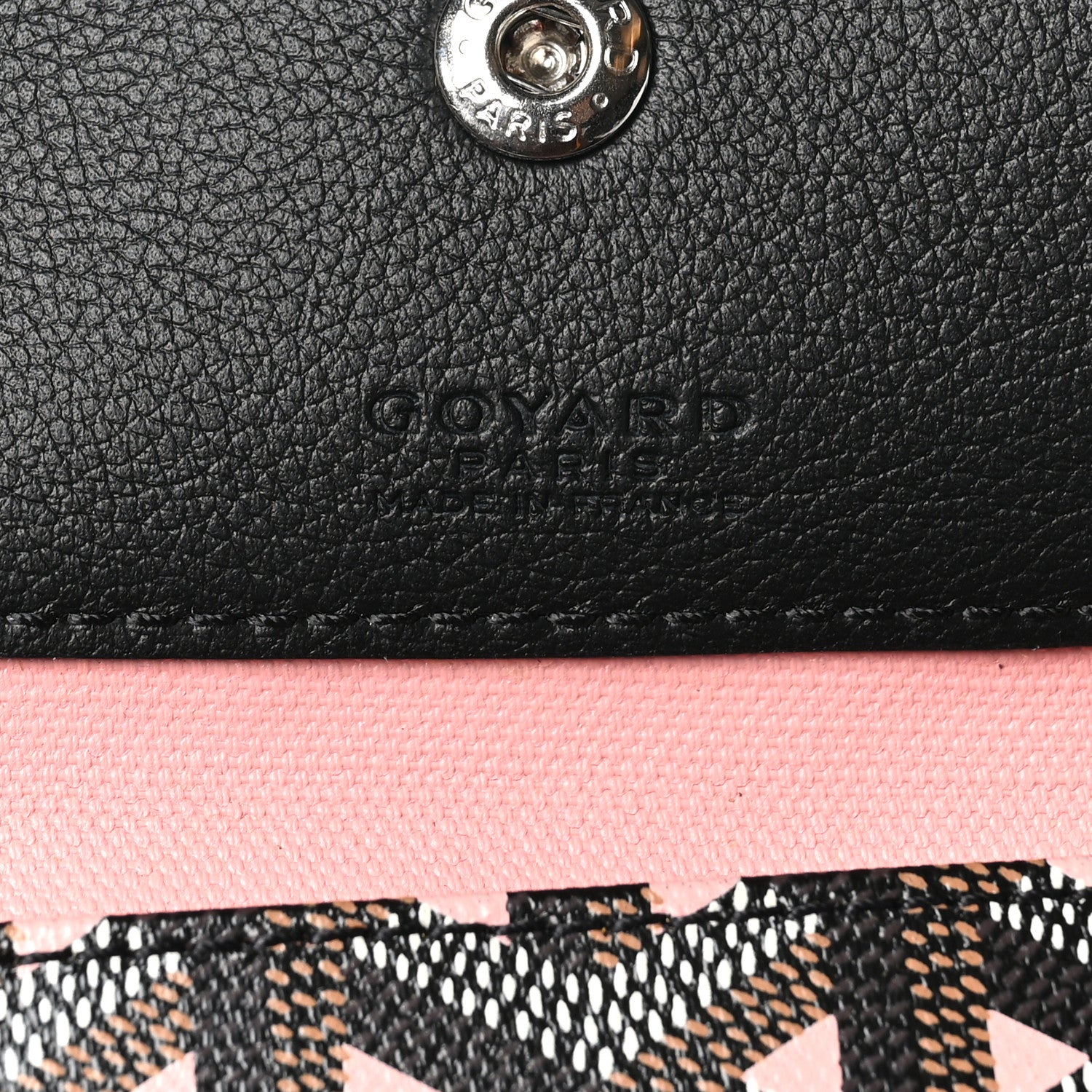 Goyard Goyardine Saint Louis Claire Voie GM Black Pink 7 of 11