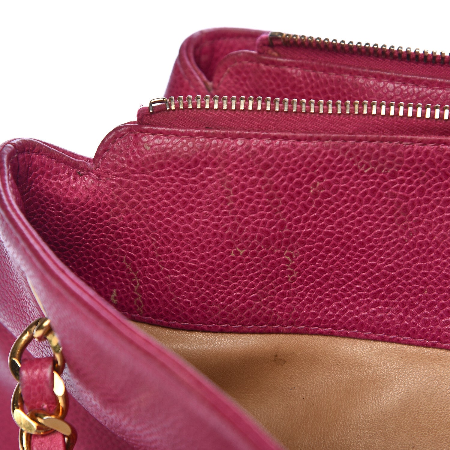 Chanel Caviar CC Shoulder Bag Pink 22 of 42