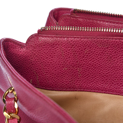 Chanel Caviar CC Shoulder Bag Pink 22 of 42